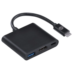 Adaptador Hub Vinik Usb-c Tipo-c x Usb-c Tipo-c Hdmi 4k Usb 3.0 20cm - Hchuc-20