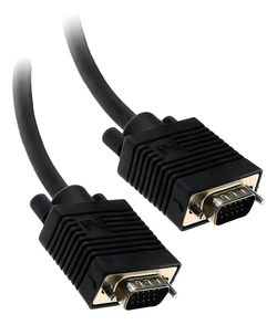 CABO PLUS CABLE MONITOR VGA MACHO X VGA MACHO COM FILTRO – 1,8 METROS (PC-MON1802)