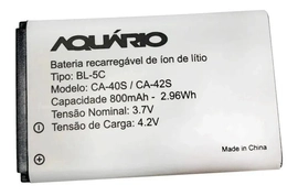 Bateria Ca-40s Ca-42s Ca-42s3g Ca-42se4g Ca-42sx4g Lithium 800mah 3.7v Aquario