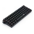 Teclado Mecânico Gamer Redragon Dragonborn Black RGB Switch Blue - K630rgb-1 Pt-blue