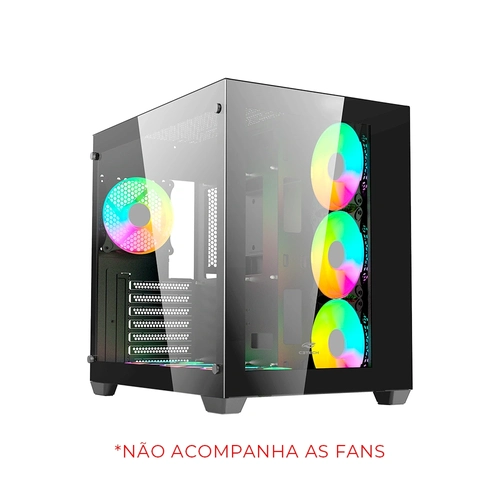 Gabinete Aquarius, MT-G910BK, Sem Fonte, C3Tech Gaming