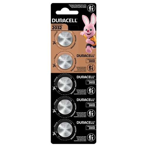 Bateria de Litio 3v Cr2032 Cartela Com 5 Bateria Duracel