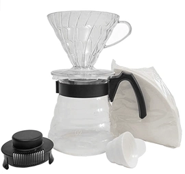 Kit Hario V60 Pour Over Tamanho 02