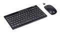 Mini Teclado e Mouse Sem Fio Dynamic Flat Dc110 1200dpi  Usb -  Cor Preto