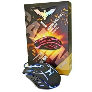 Mouse USB Gaming 6 Botões 7 Cores MD-MS801 - Microdigi