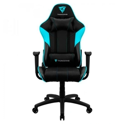 Cadeira Gamer ThunderX3 EC3, Até 120 kg, Preto e Ciano - 67998
