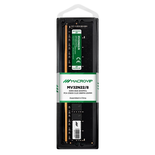 Memória Desktop 8Gb Ddr4 3200Mhz Pc4 288Pin Mv32n22/8i - Macrovip