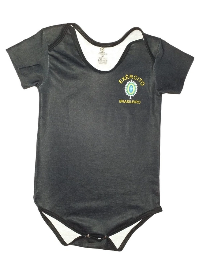 Body Bebê Símbolo Exército Brasileiro