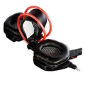 Fone de ouvido Headset Gamer c/ microfone Sparrow P2 Preto e Vermelho - C3Tech