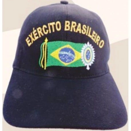 Boné Bordado Exército Brasileiro Bandeira