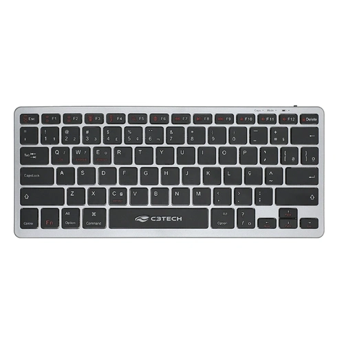 Teclado Bluetooth, Recarregável, K-BT50BK, C3Tech