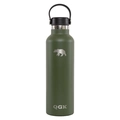 Garrafa Térmica PE 25 OZ 750ml com Tampa - QGK (Verde Militar)