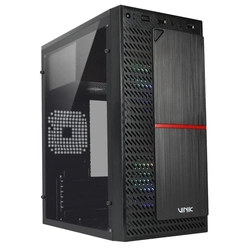 Gabinete Gamer Vinik Plate Lateral Acrílico Com 2 Fans - Ggpacbk