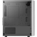 Gabinete Gamer Aerocool Trinity Mini Branco Lateral Vidro