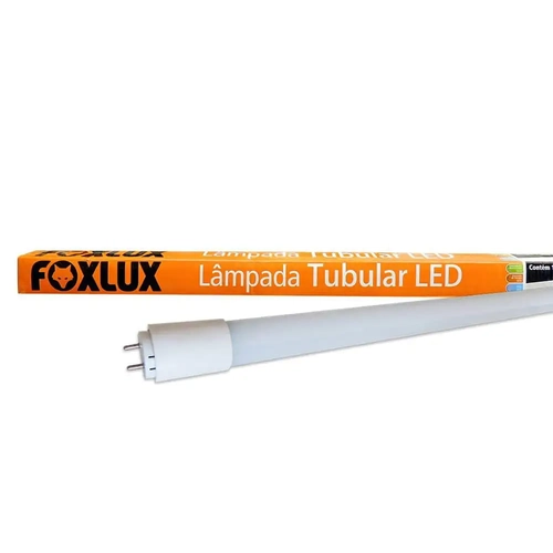 LAMPADA TUBULAR LED 18W 6500K BV VIDRO FOXLUX