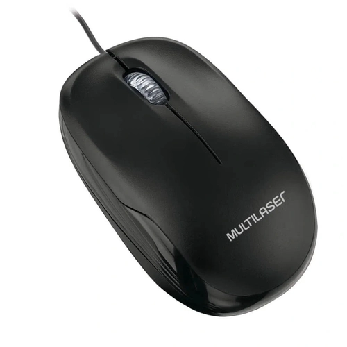 Mouse Multilaser Box Optico Com Fio Usb Preto - Mo255