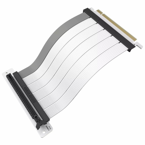 Cabo Riser Pcie 4.0 X16 300mm V2 Branco Cooler Master - Mca-u002r-wpci40-300