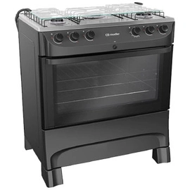 Fogao 5b Mueller Mfi5bb Mesa Inox e Acend - 610000820