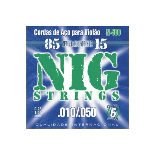 Encord. Violao Aco N500 0.10 Bolinha Nig