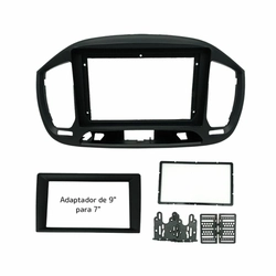 Moldura Fiamon 9/7 Fiat Uno 2015/2021- Preta