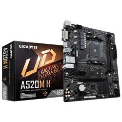 Placa Mãe AM4 Gigabyte A520M-H DDR4