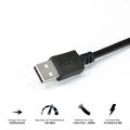 Cabo Extensor Pcyes USB A 2.0 Macho para USB A 2.0 Fêmea 28AWG 1 Metro - PUAMF2-1