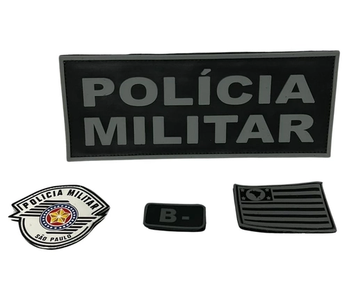 KIT emborrachado - logo colorido - 4 Peças