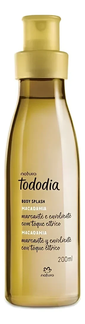 Body Splash Tododia Macadâmia Natura 200ml