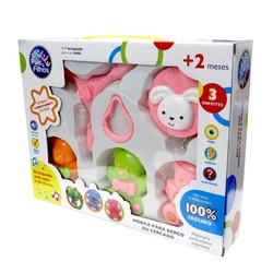 Mobile Berço com 3 enfeites, musical e giratório - 7806 pais e filhos