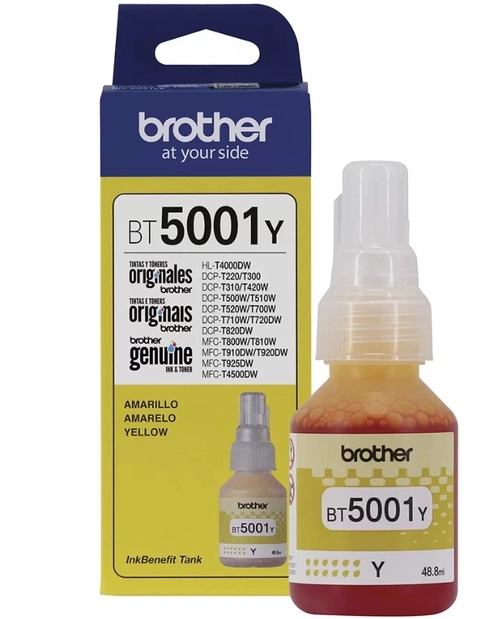 Refil Tinta Brother Yellow BT5001Y