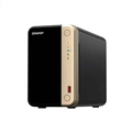 STORAGE NAS QNAP 2 BAIAS INTEL CELERON N5095 4 CORE, 2.9GHZ, 8GB, 2x 2.5 GBE TORRE- TS-264-8G-BR