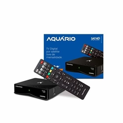 Receptor Digital TV Via Satélite Aquário DTH-9000 Banda KU Satbox