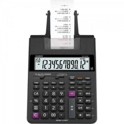 Calculadora Com Bobina Casio Hr-100rc 12 Dígitos Bivolt Preta