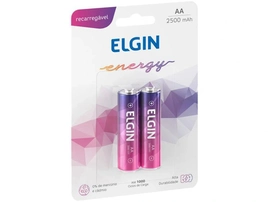 Pilha Recarregavel Aa 2500mah 1,2v C/2 82172 Elgin
