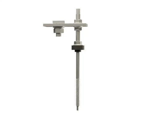 Estrutura Solar Fotovoltaico Estrutura 411930 Rs-298 Fixador Rosca Dupla Para Telha Fibrocimento Metal