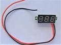 Aokin Mini Voltímetro Digital Led Vermelho 4.5-30v 0.28