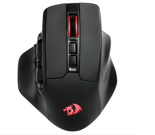 Mouse Gamer Sem Fio Redragon AATROX RGB Pro Preto - M811RGB-PRO