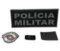 KIT emborrachado - logo colorido - 4 Peças