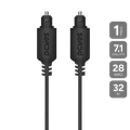 CABO OPTICO TOSLINK MACHO 1M - POD-1 - PCYES