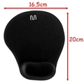 MOUSE PAD GEL PEQUENO PRETO