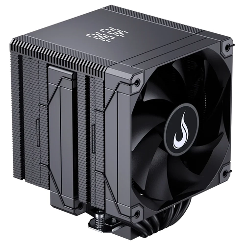 Cooler processador Gamer Rise Mode Temp 6 Pro Black, AMD e Intel, 120mm Tdp 250w  Preto - RM-AC-T6-PB