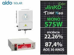 Gerador De Energia Solar Deye Hibrido Rosca Dupla Madeira Romagnole Deye Gfh 4,025kwp Jinko Neo 575w Sun 3kw 220v Ucb Litio 8,64kwh
