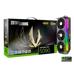 Placa de Vídeo Zotac NVídia GeForce RTX 5090 AMP Extreme INFINITY, 32GB, GDDR7, 512 Bits - ZT-B50900B-10P
