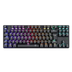 Teclado Mecânico Gamer T-Dagger Bora, RGB, Switch Outemu Blue,
