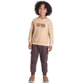 Conjunto Moletom Boys Camurça Randa Mundu - Masculino