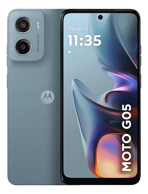 Smartphone Motorola Moto g05 - 128GB 12GB (4GB RAM + 8GB Ram Boost) e Camera 50MP com AI Bateria de 5200 mAh Tela 6.7 com Superbrilho - Cinza