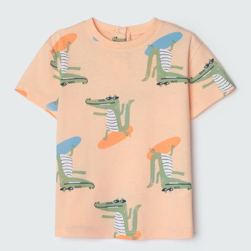 Camiseta Manga Curta Estampada Crocodilo Hering - Masculino
