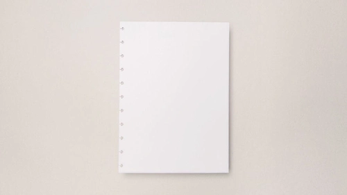 folhas refil para o caderno grande