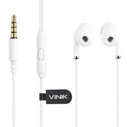 Fone de Ouvido Sound Pods Branco Com Microfone Cabo 1.2m Plug 3.5mm Estereo P3 - Sp220b