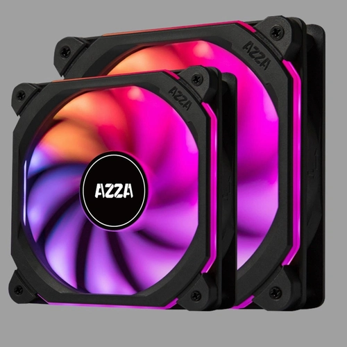 Cooler fan para Gabinete Azza 120mm Prisma Hurricane RGB 7 Cores